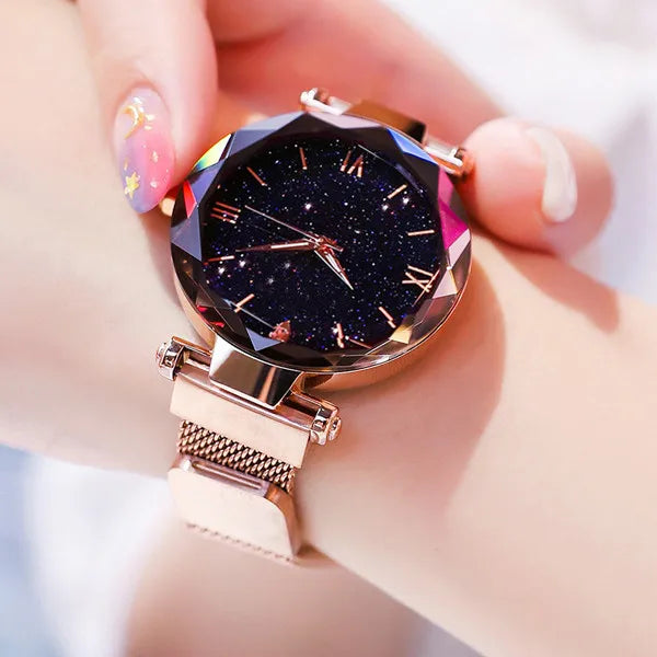 Womens Fashion  Watches Magnet Buckle