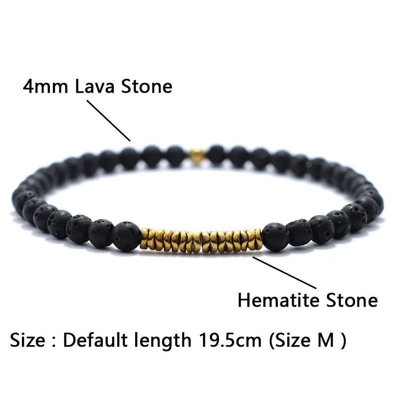 New  Bracelet Men Antique Gold Color