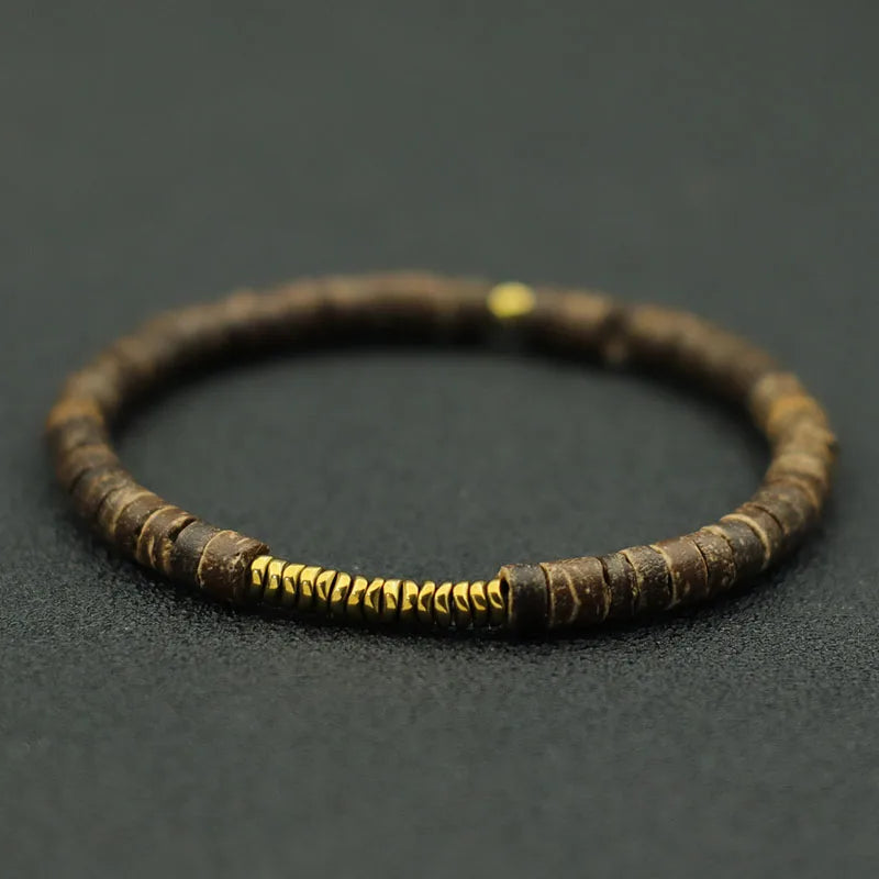 New  Bracelet Men Antique Gold Color