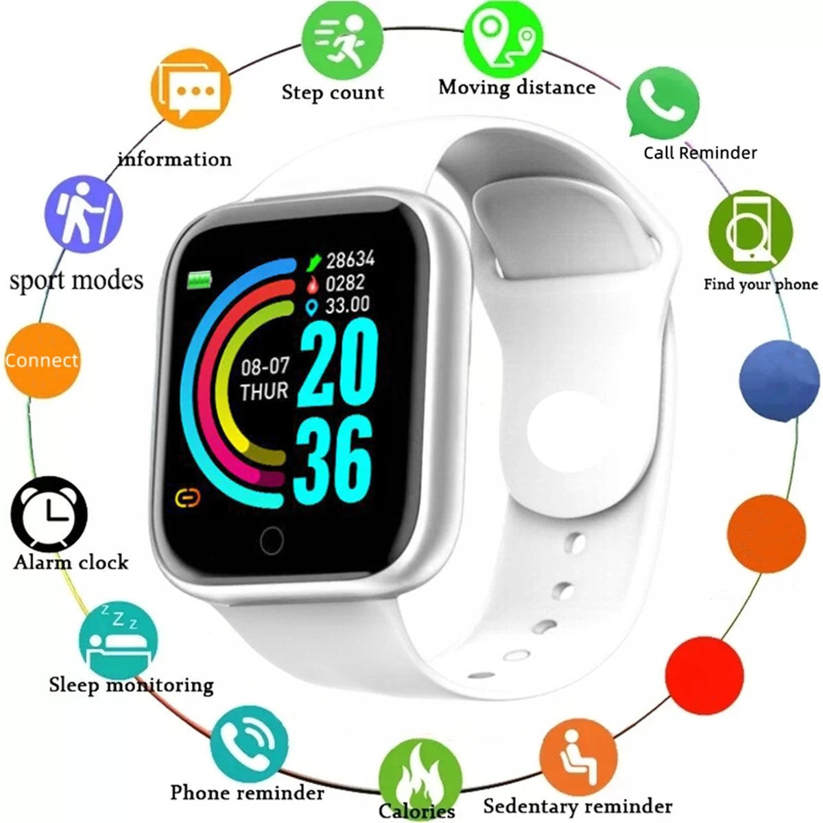 Smart Watch 116Plus D13 Y68 Sport Wristband