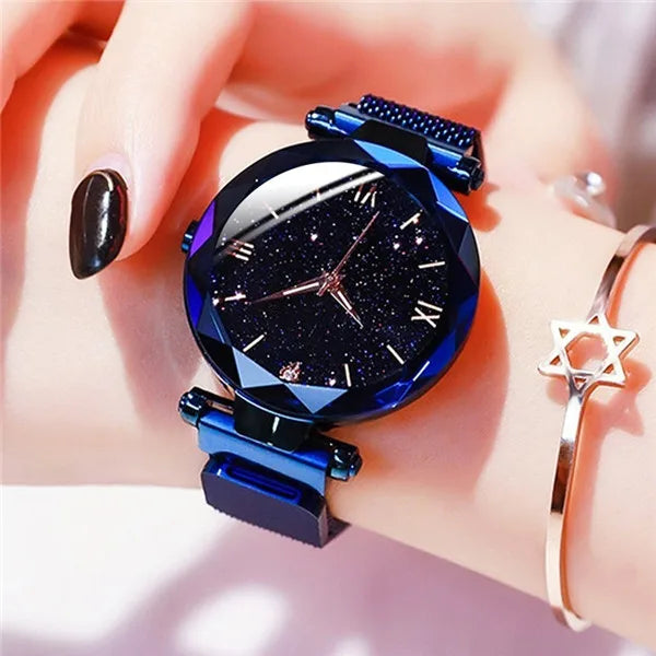 Womens Fashion  Watches Magnet Buckle