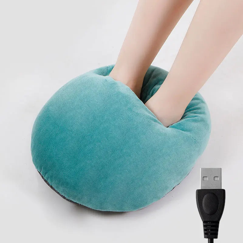 Electric Foot Warmer – Plush Heating Pad with Thermostat for Cozy Winter Comfort!